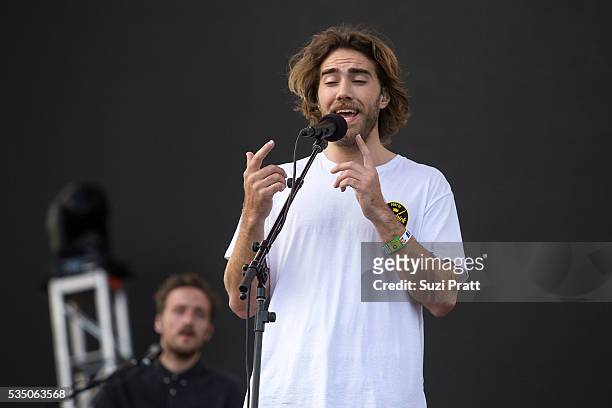Matt Corby performs at the Sasquatch Music Festival at the Gorge Amphitheatre on May 27, 2016 in George, Washington.