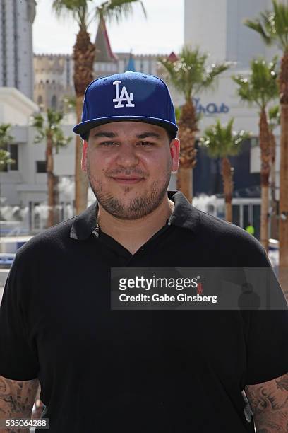 Television personality Rob Kardashian attends the Sky Beach Club at the Tropicana Las Vegas on May 28, 2016 in Las Vegas, Nevada.
