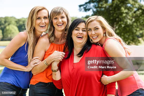 Korie, Missy, Kay and Jessica Robertson in Calhoun, LA.