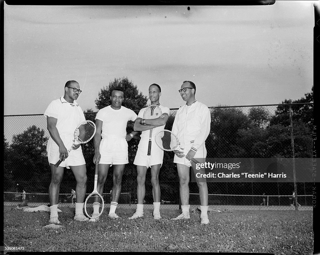 Tennis Players In Tournament