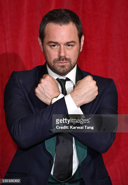 Danny Dyer arrives for the British Soap Awards 2016 at the Hackney Town Hall Assembly Rooms on May 28, 2016 in London, England.