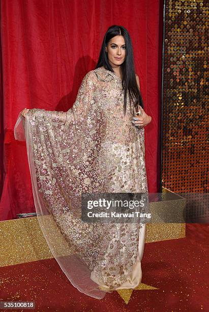 Amrit Maghera arrives for the British Soap Awards 2016 at the Hackney Town Hall Assembly Rooms on May 28, 2016 in London, England.