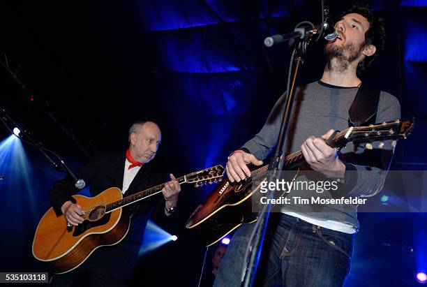 Pete Townshend and Alexi Murdoch perform part of The Attic Jam at La Zona Rosa nightclub at South by Southwest 2007 in Austin, Texas.