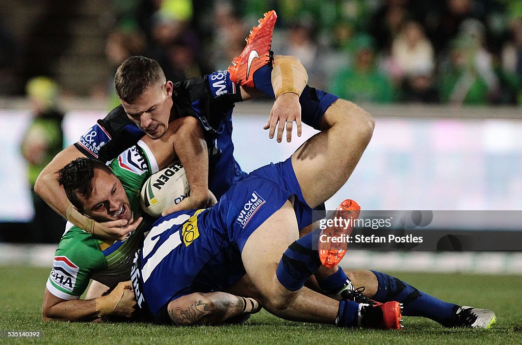 NRL Rd 12 - Raiders v Bulldogs