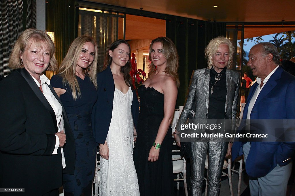 Magdalena Gabriel and  Safia El Malqui Host  A Private  Dinner In Honor Of Ellen Von  Unwerth During The Monaco Grand Prix