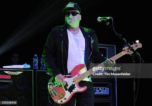 Eric Wilson of Sublime with Rome performs part of the bands' reunion tour at the Hollywood Palladium in Hollywood, California.