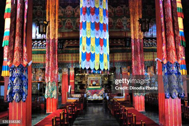 temple in ravangla, sikkim, india. - ravangla stock pictures, royalty-free photos & images