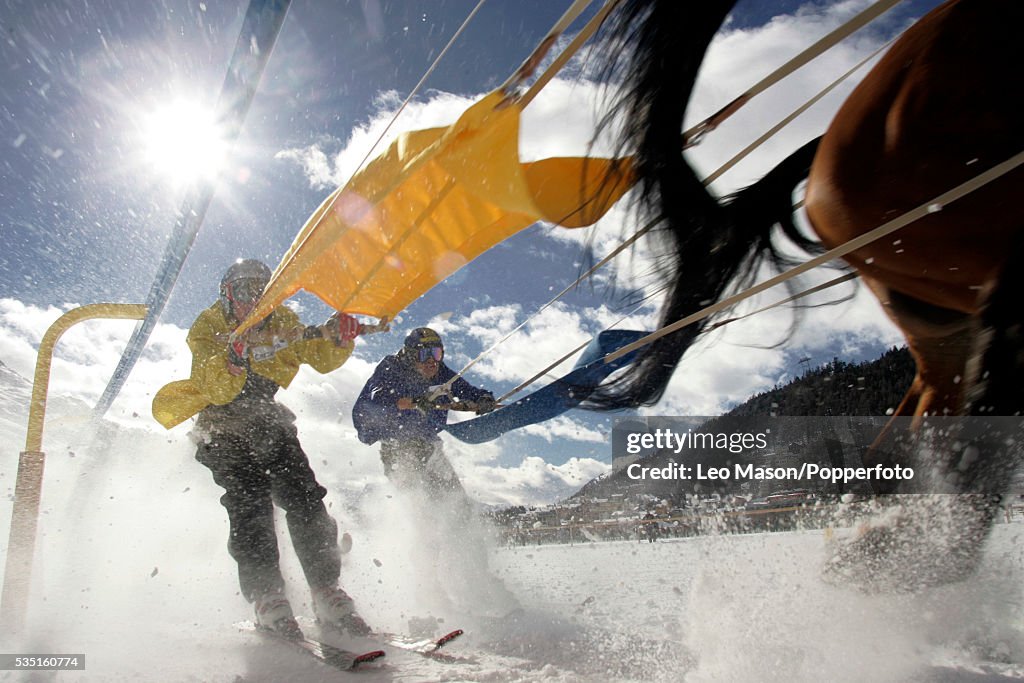 Equestrian - White Turf Horse Race in St. Moritz