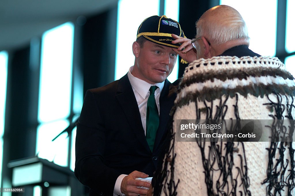 The Irish Rugby Team Civic Welcome and cap presentation, IRB Rugby World Cup 2011, Queenstown, New Z