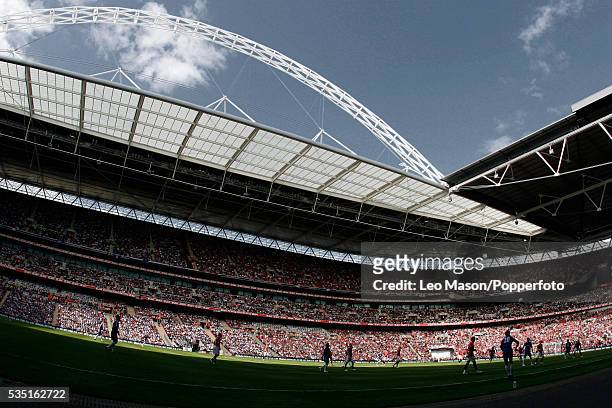 The New Wembly Arena during the FA Cup Final between Chelsea and Manchester Utd at Wembley Stadium on May 19th, 2007 in Wembley, London, U.K.