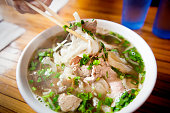 Vietnamese Pho Noodle Soup Dish