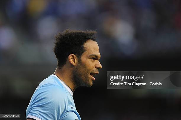 Joleon Lescott, Manchester City, in action during the Manchester City V Chelsea friendly exhibition match at Yankee Stadium, The Bronx, New York....