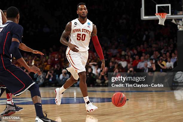 DeAndre Kane, Iowa, in action during the Iowa State Cyclones Vs Connecticut Huskies basketball game during the 2014 NCAA Division 1 Men's Basketball...