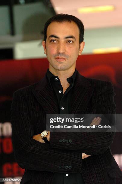 Director Marco Mantani attends the photocall of the film "Cemento Armato" in Rome.