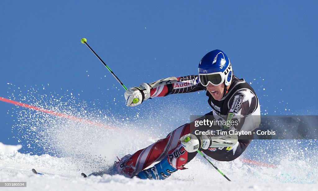 Men's Giant Slalom, competition at Coronet Peak, New Zealand during the Winter Games. Queenstown, Ne