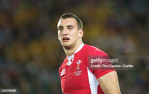 Welsh Captain Sam Warburton, during the Wales V France Semi Final match at the IRB Rugby World Cup tournament, Eden Park, Auckland, New Zealand, 15th...