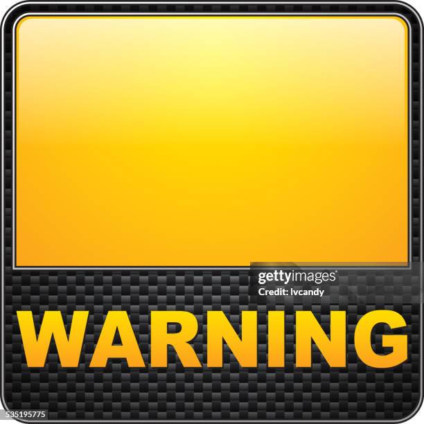 Warning Label Template High-Res Vector Graphic - Getty Images