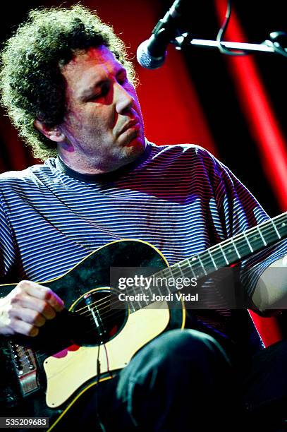 Ira Kaplan of Yo La Tengo performs on stage at Sala Apolo on June 9, 2008 in Barcelona, Spain.