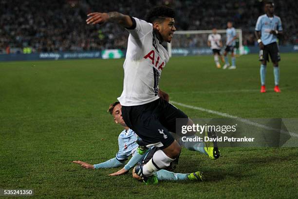 Tottenham Spurs have defeated Sydney FC in front of 71,000 fans at ANZ Stadium in Sydney,