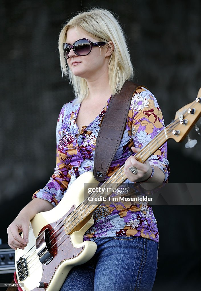 Shonna Rapper Shonna Tucker of the Drive-By Truckers performs as part of Day Two of ...