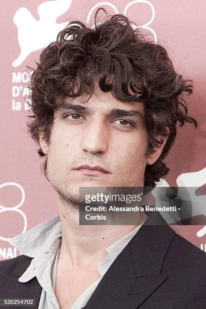 Louis Garrel attends the photocall of movie "Un Ete' Brulant " presented in competition at the 68th Venice International Film Festival.