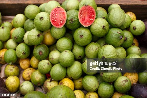guavas for sale. - guayaba stock pictures, royalty-free photos & images