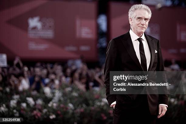 David Cronenberg attends the premiere of movie "A Dangerous Method" , presented in competition at the 68th Venice International Film Festival.