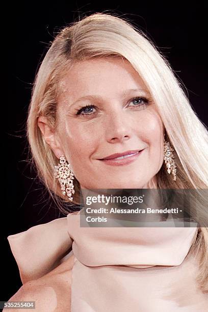 Gwyneth Paltrow attends the premiere of movie "Contagion", presented out of competition at the 68th International Venice Film Festival.