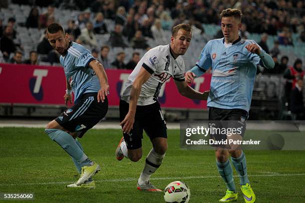 Harry Kane at the Tottenham Spurs vs Sydney FC game, Tottenham Spurs win 1-0