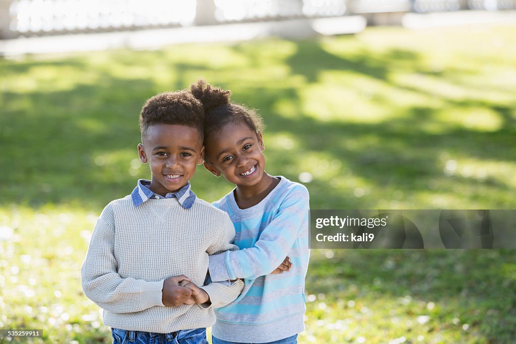 African American siblings