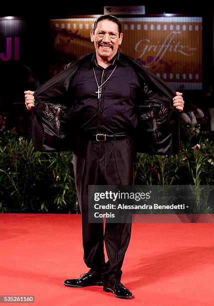 Robert Rodriguez attends the premiere of movie "Machete" during th 67th Venice Film Festival.