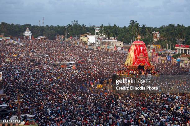 rathayatra festival in puri, orissa, india. - rath yatra hindu festival in india stock pictures, royalty-free photos & images