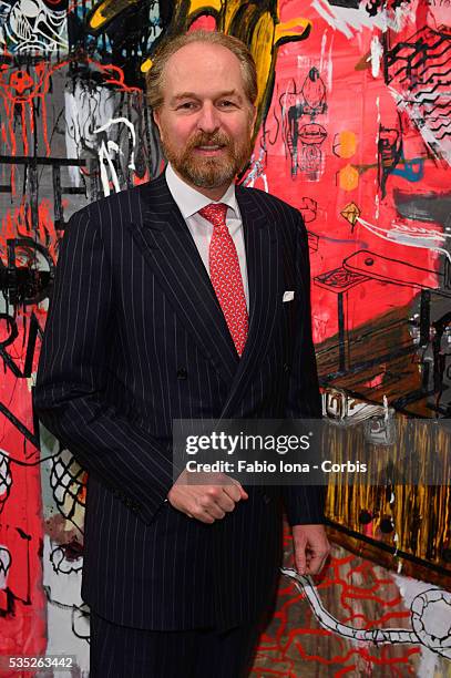 Arturo Artom attends Cardi Black Box Gallery Present Nicolas Pol hosted by Nicolo Cardi And Vladimir Restoin Roitfeld at Cardi Black Box on October...