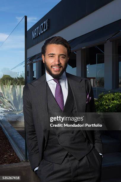 The entrepreneur Pasquale Natuzzi Junior in front of the Natuzzi headquarters. Natuzzi is one of the leading companies of sofas and furniture....