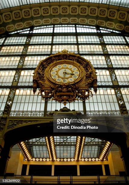 musée d'orsay in paris, france. - musee d'orsay stock pictures, royalty-free photos & images