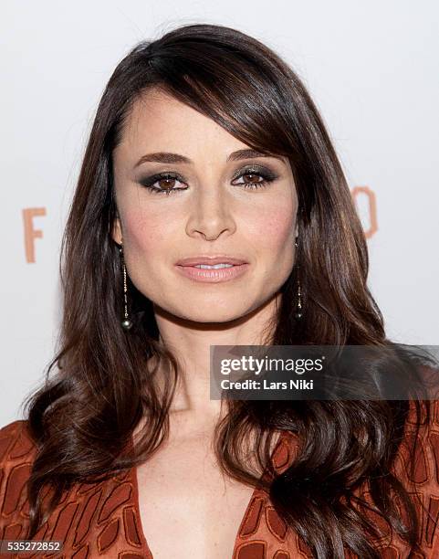 Mia Maestro attends the FX Networks Upfront premiere screening of Fargo at the SVA Theater in New York City. © LAN