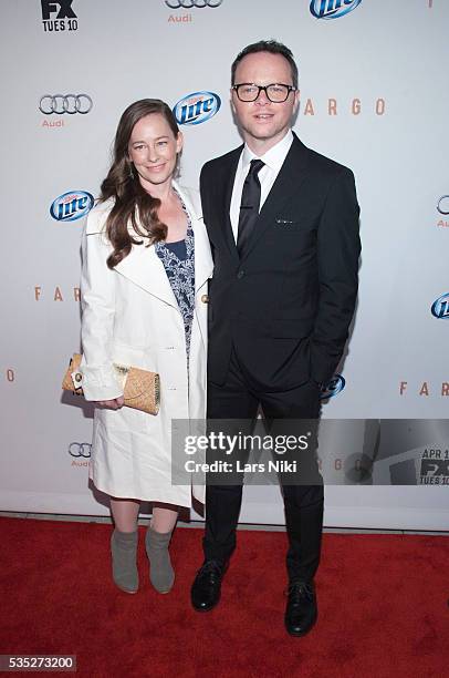 Noah Hawley attends the FX Networks Upfront premiere screening of Fargo at the SVA Theater in New York City. © LAN
