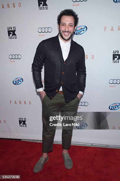 Desmin Borges attends the FX Networks Upfront premiere screening of Fargo at the SVA Theater in New York City. © LAN