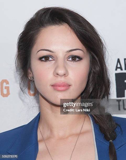 Annet Mahendru attends the FX Networks Upfront premiere screening of Fargo at the SVA Theater in New York City. © LAN