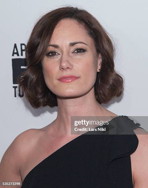 Natalie Brown attends the FX Networks Upfront premiere screening of Fargo at the SVA Theater in New York City. © LAN