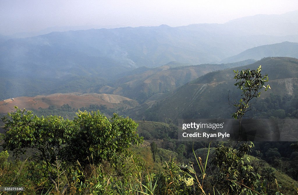 China - Yunnan - Xishuangbanna - Barren Hills