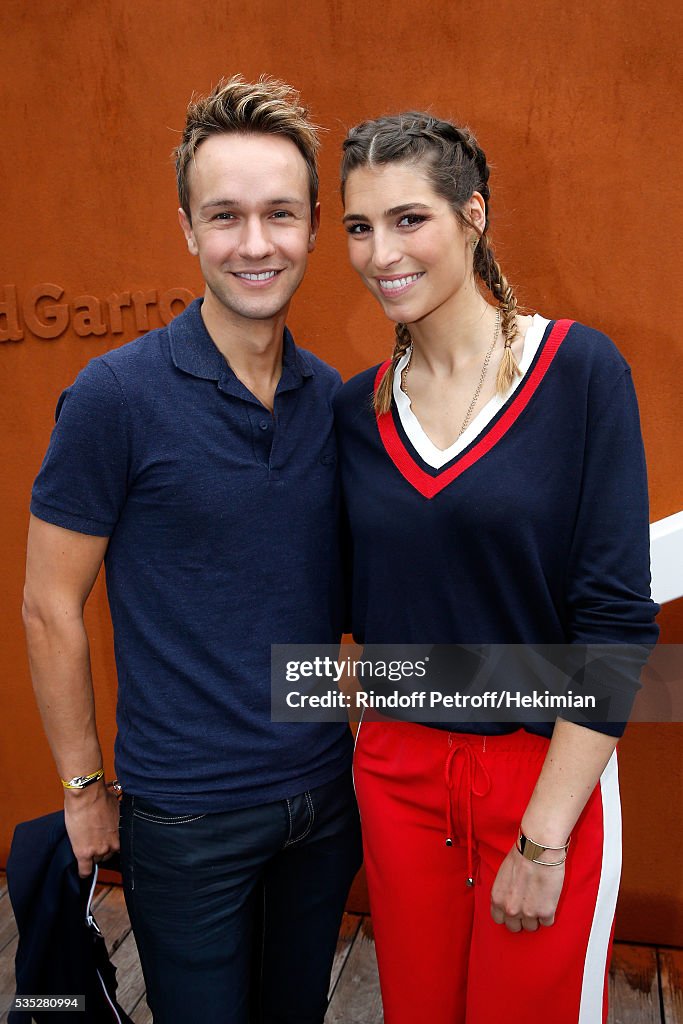 Celebrities at French Open 2016 - Day Eight