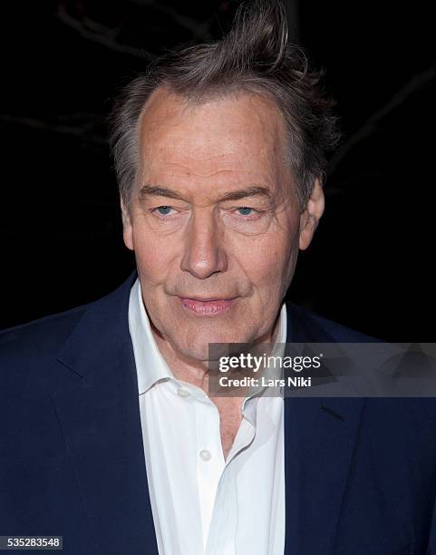 Charlie Rose attends the Vanity Fair Party during the 2014 Tribeca Film Festival at The State Supreme Courthouse in New York City. © LAN