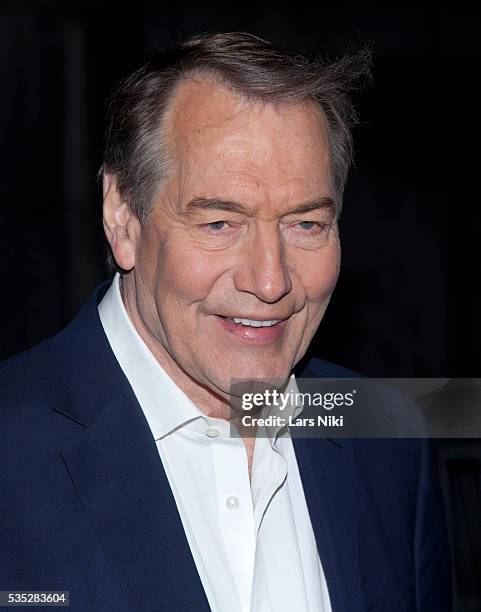 Charlie Rose attends the Vanity Fair Party during the 2014 Tribeca Film Festival at The State Supreme Courthouse in New York City. © LAN