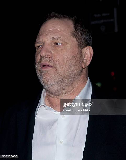 Harvey Weinstein attends the Vanity Fair Party during the 2014 Tribeca Film Festival at The State Supreme Courthouse in New York City. © LAN