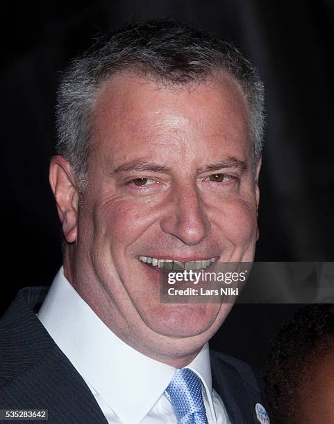 Bill de Blasio attends the Vanity Fair Party during the 2014 Tribeca Film Festival at The State Supreme Courthouse in New York City. © LAN