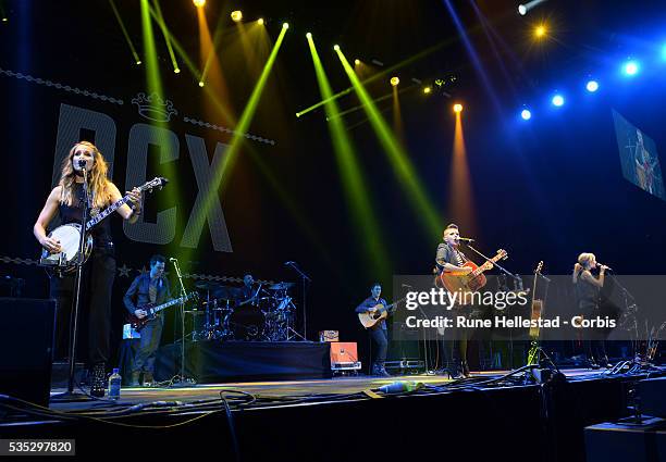 Dixie Chicks perform at the "C2C Country to Country Festival" at the O2 Arena.
