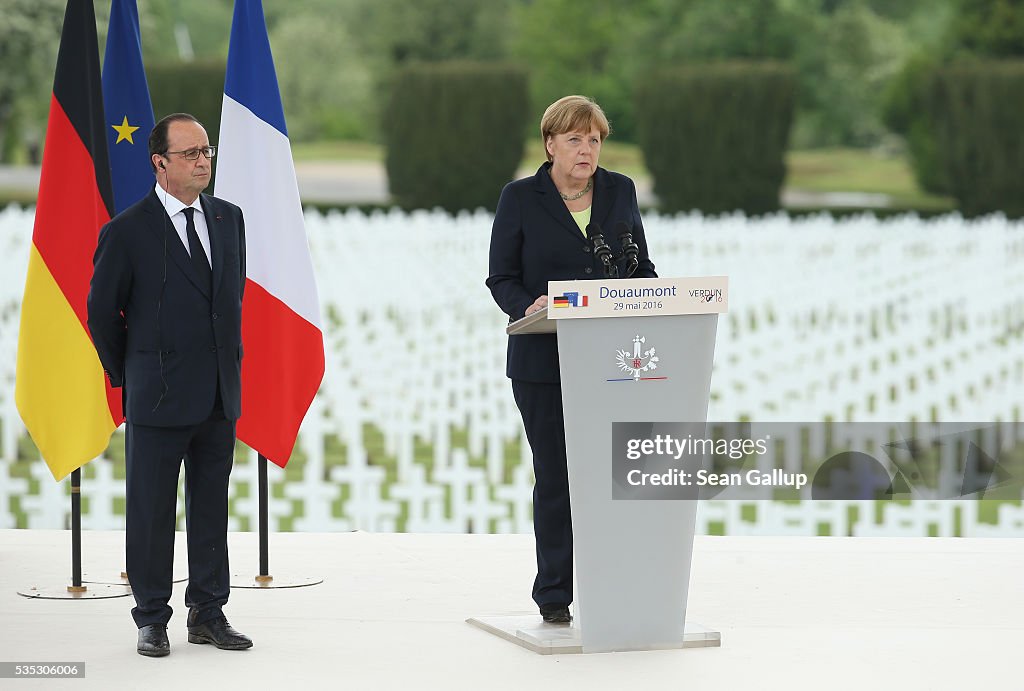 France And Germany Commemorate 100th Anniversary Of Verdun Battle