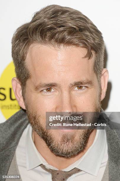 Ryan Reynolds attends a screening of "The Voices" at Sundance London at Cineworld O2.