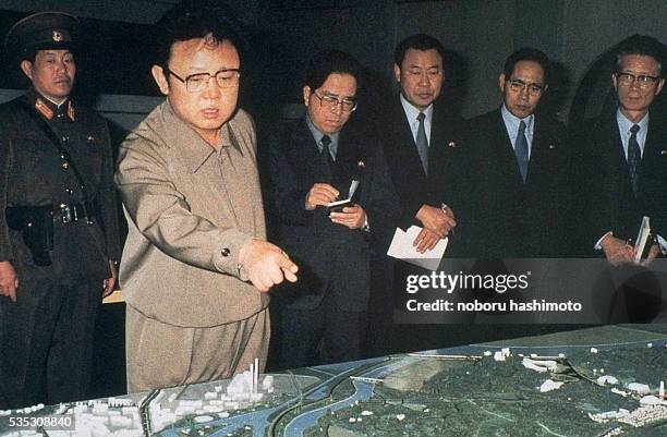 Kim Jong-il, son of Korean Eternal President of the Republic Kim Il-sung.